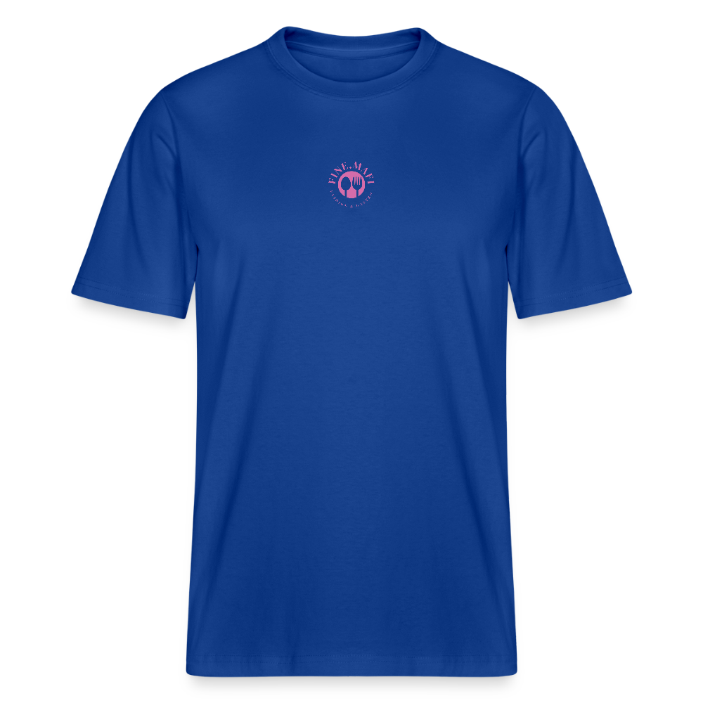 FOOD LOVE Relaxed Fit Unisex Bio-T-Shirt DIGGA - Dunkelblau