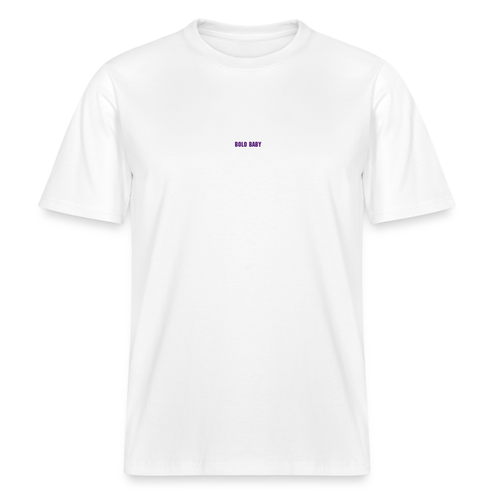 FINE.MAFI Relaxed Fit Unisex Bio-T-Shirt Bolo Baby - Weiß