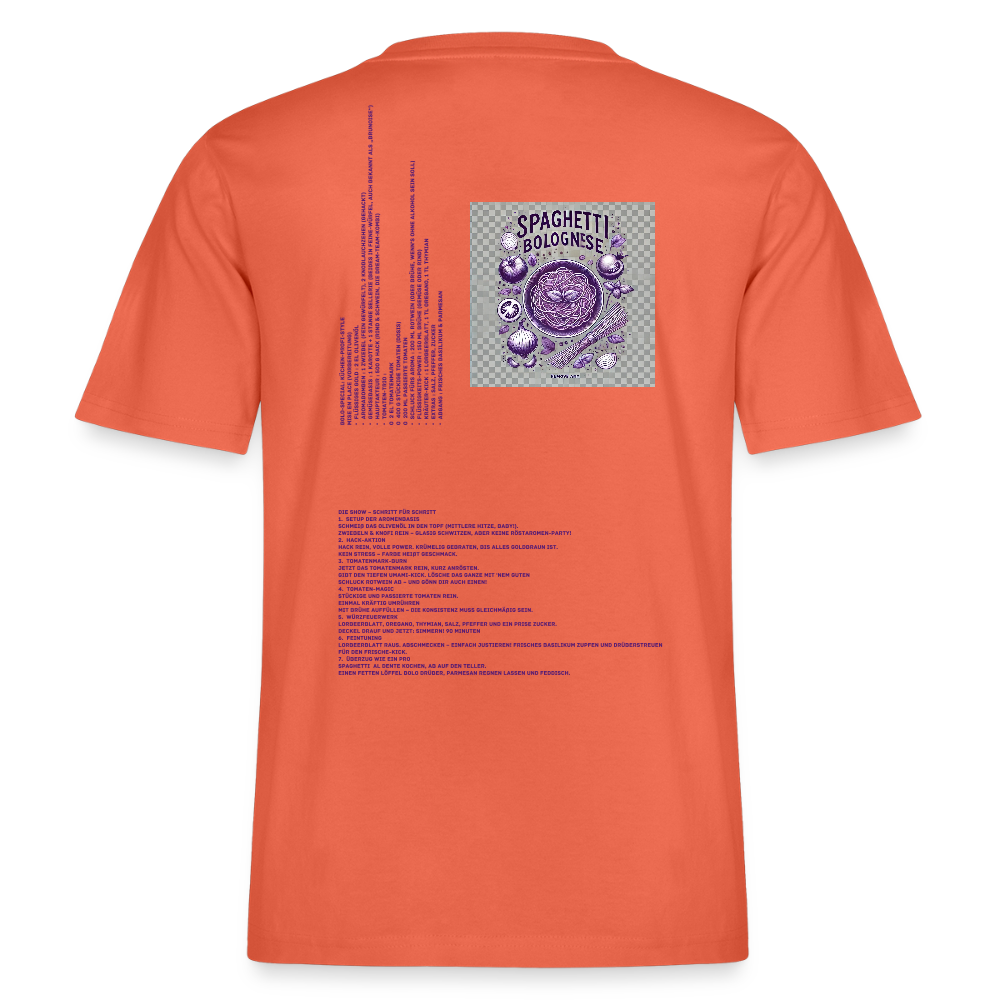 FINE.MAFI Relaxed Fit Unisex Bio-T-Shirt Bolo Baby - Hellrot