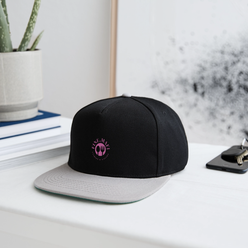 Snapback Cap FINE.MAFI - Schwarz/Grau
