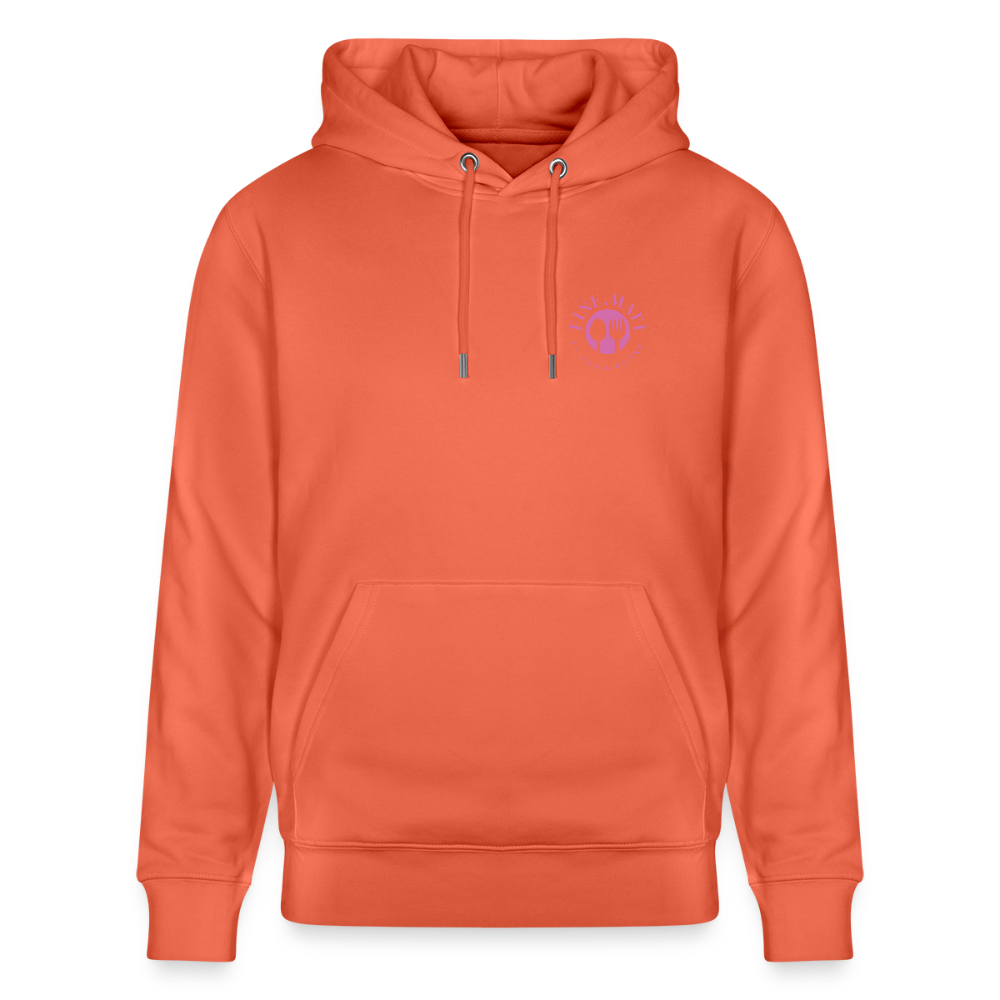 FOOD LOVE Unisex Bio-Hoodie DIGGA - Hellrot