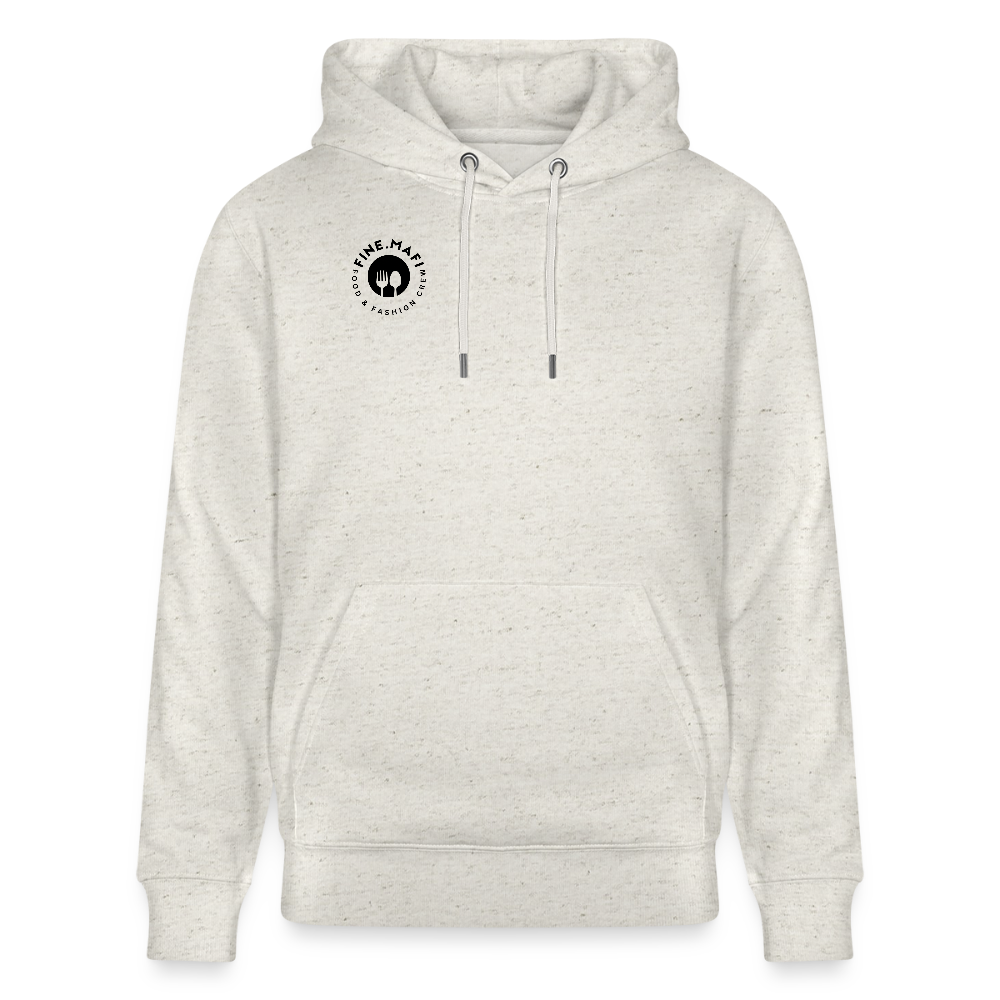 FINE.MAFI Relaxed Hoodie CREW - Beige meliert