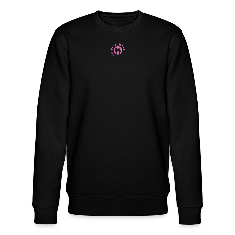 FOOD LOVE Unisex Bio-Sweatshirt DIGGA - Schwarz