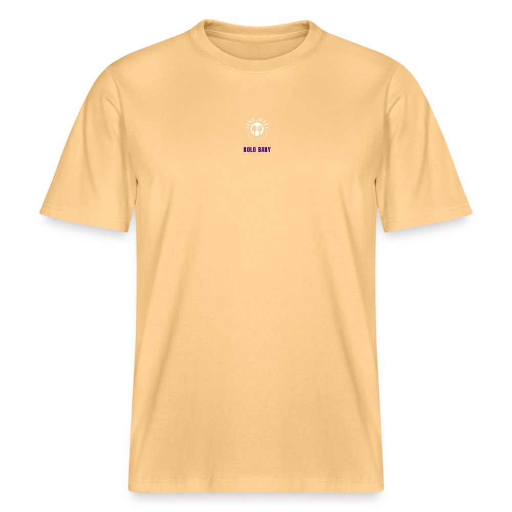 FINE.MAFI Relaxed Fit Unisex Bio-T-Shirt Bolo Baby - Hellgelb