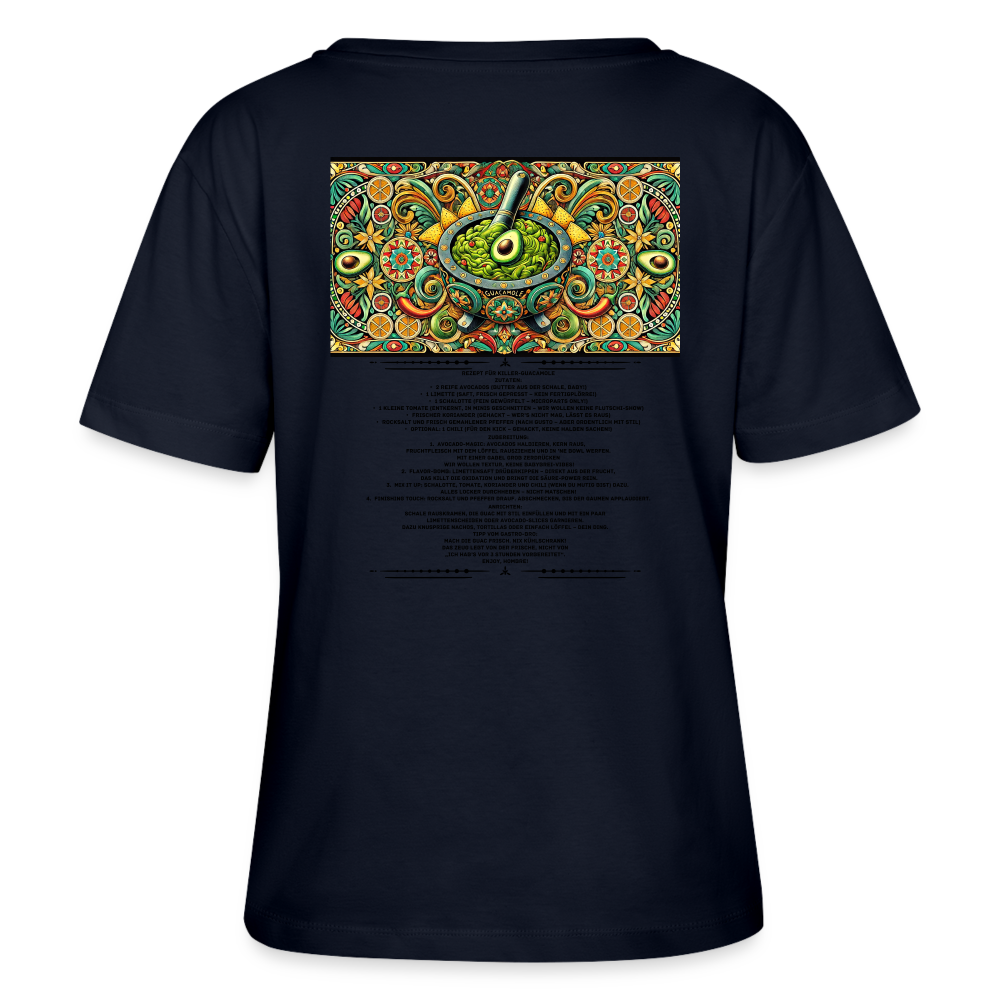 FOOD LOVE Frauen Bio-T-Shirt Guaca - Navy