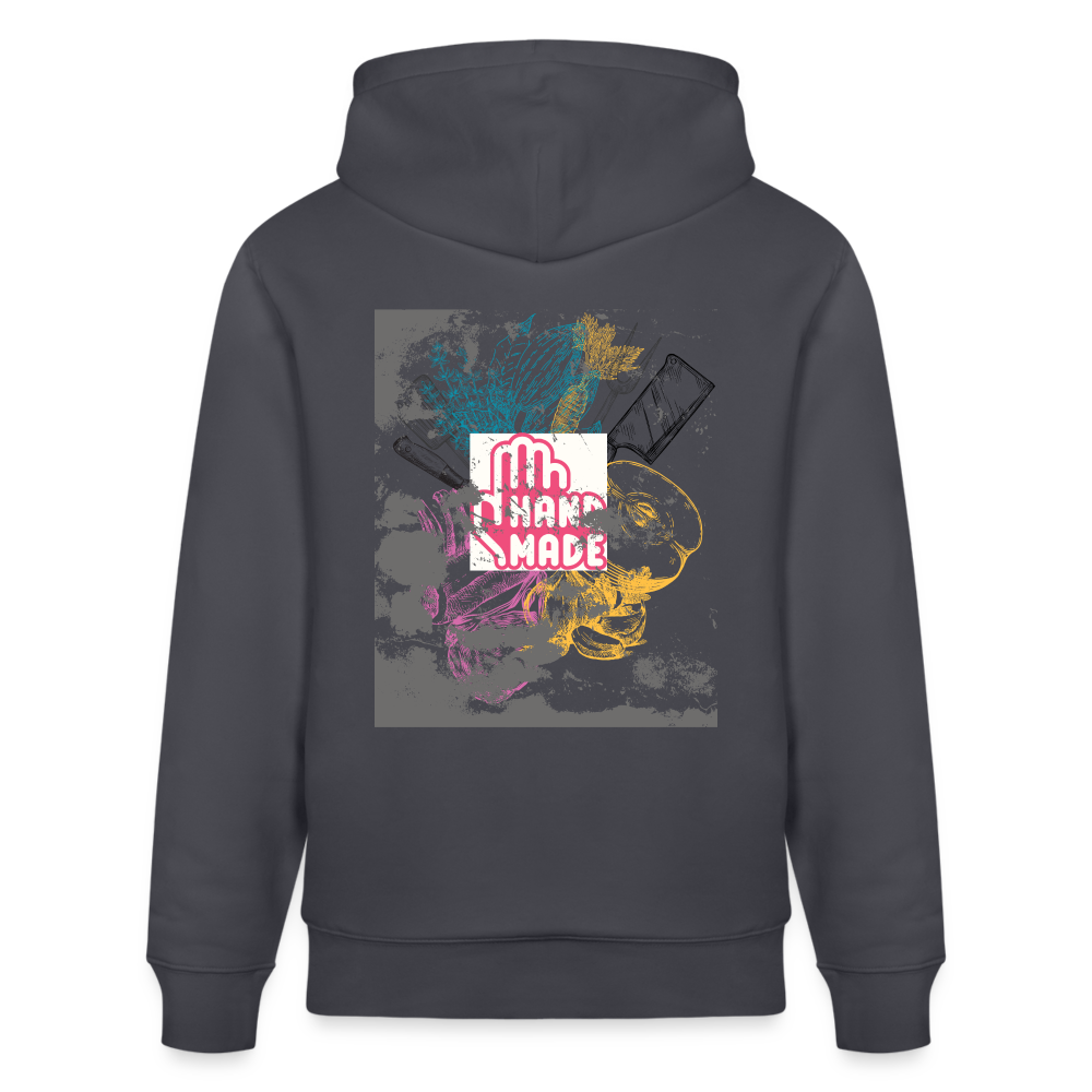 FINE.MAFI Bio Relaxed Hoodie CREW - Indigoblau