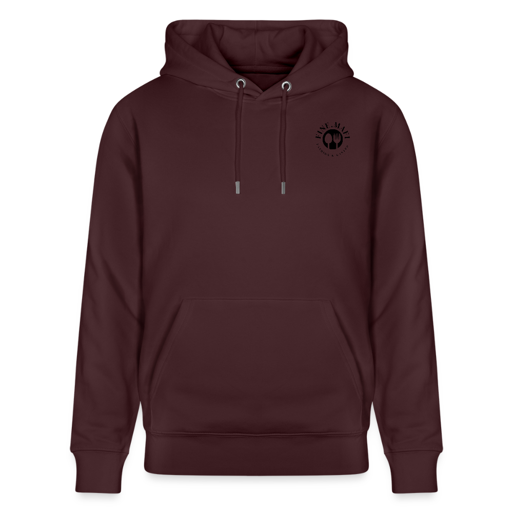 FOOD LOVE Unisex Bio-Hoodie Hummus - Maroon