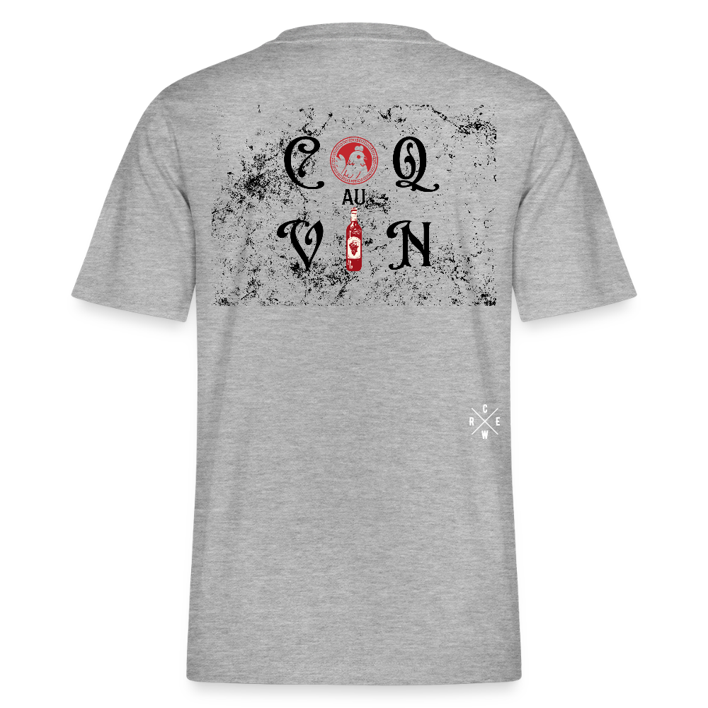 Bio Relaxed T-Shirt Coq au Vin - Grau meliert