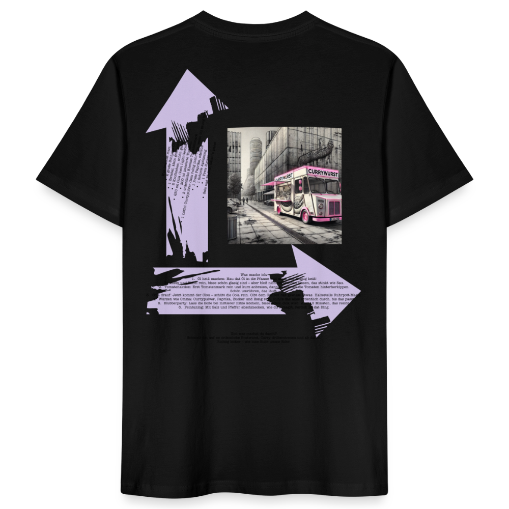 FOOD LOVE Männer Bio-T-Shirt CW - Schwarz
