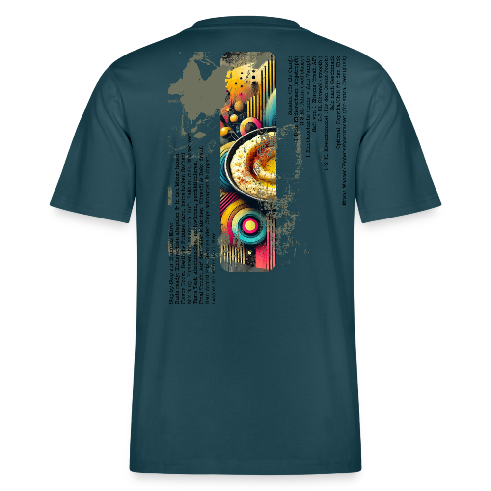 Stanley/Stella Relaxed Fit Unisex Bio-T-Shirt Hummus - Dunkles Petrol