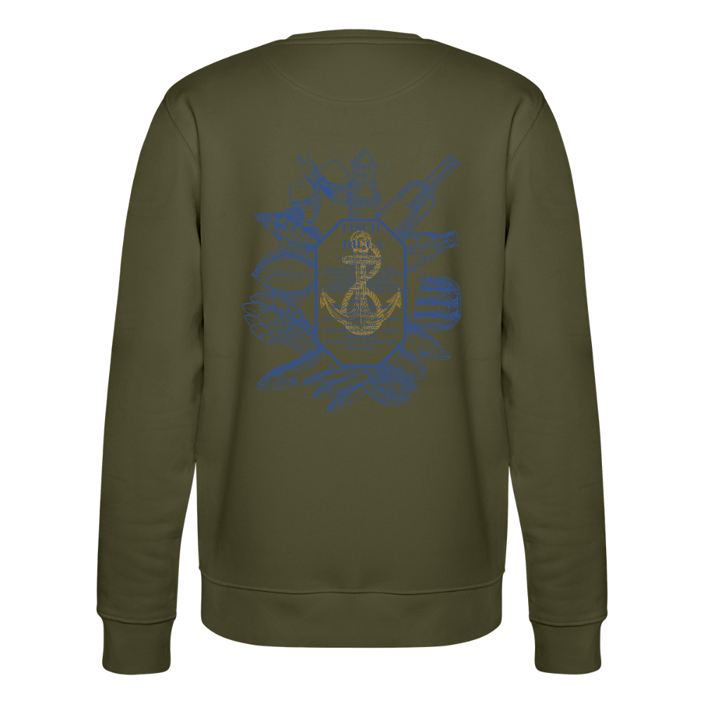 FOOD LOVE Unisex Bio-Sweatshirt DIGGA - Khaki