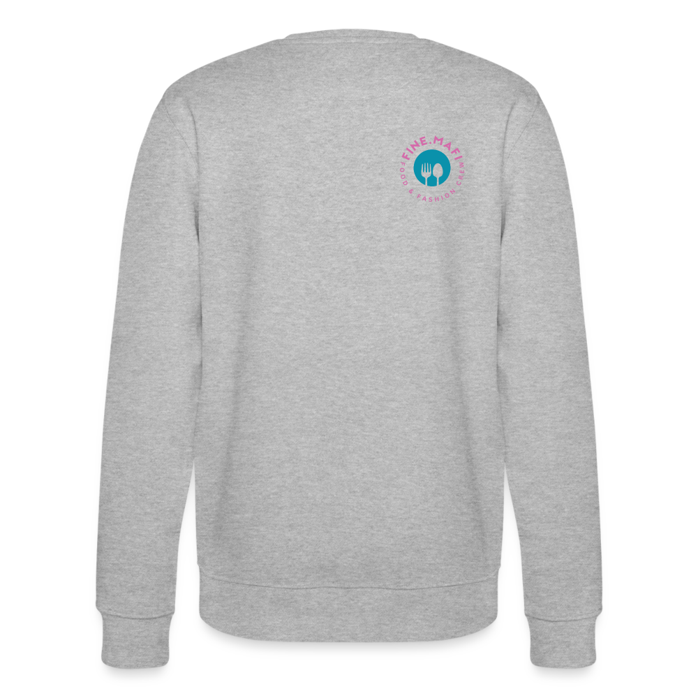 FINE.MAFI Bio Relaxed Crew Neck Sweatshirt - Grau meliert