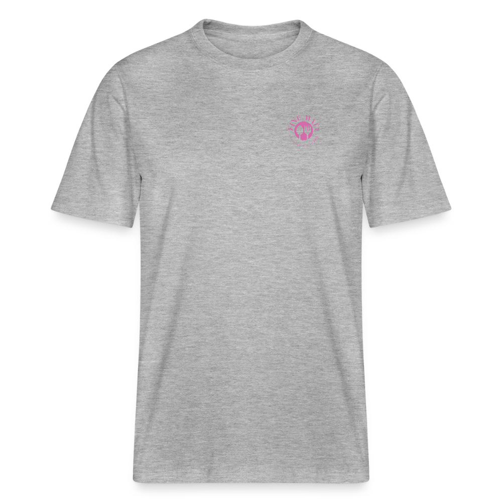 FINE.MAFI Relaxed Fit Unisex Bio-T-Shirt Zero Waste - Grau meliert