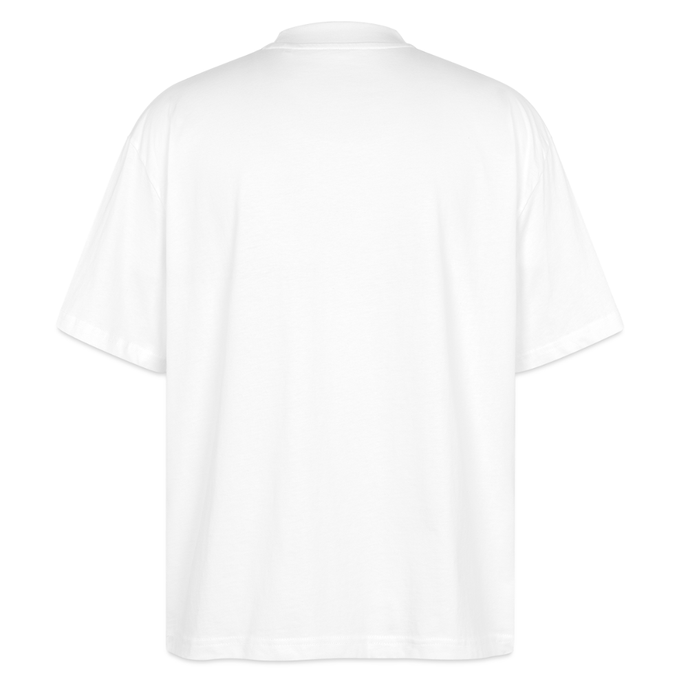 FINE MAFI Oversized Unisex Bio T-Shirt Mise En Place Heart - Weiß