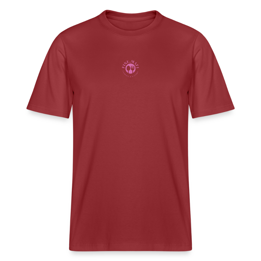 FOOD LOVE Relaxed Fit Unisex Bio-T-Shirt DIGGA - Erdrot