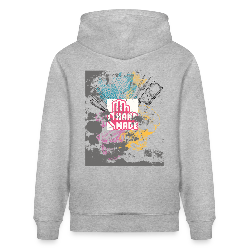 FINE.MAFI Bio Relaxed Hoodie CREW - Grau meliert
