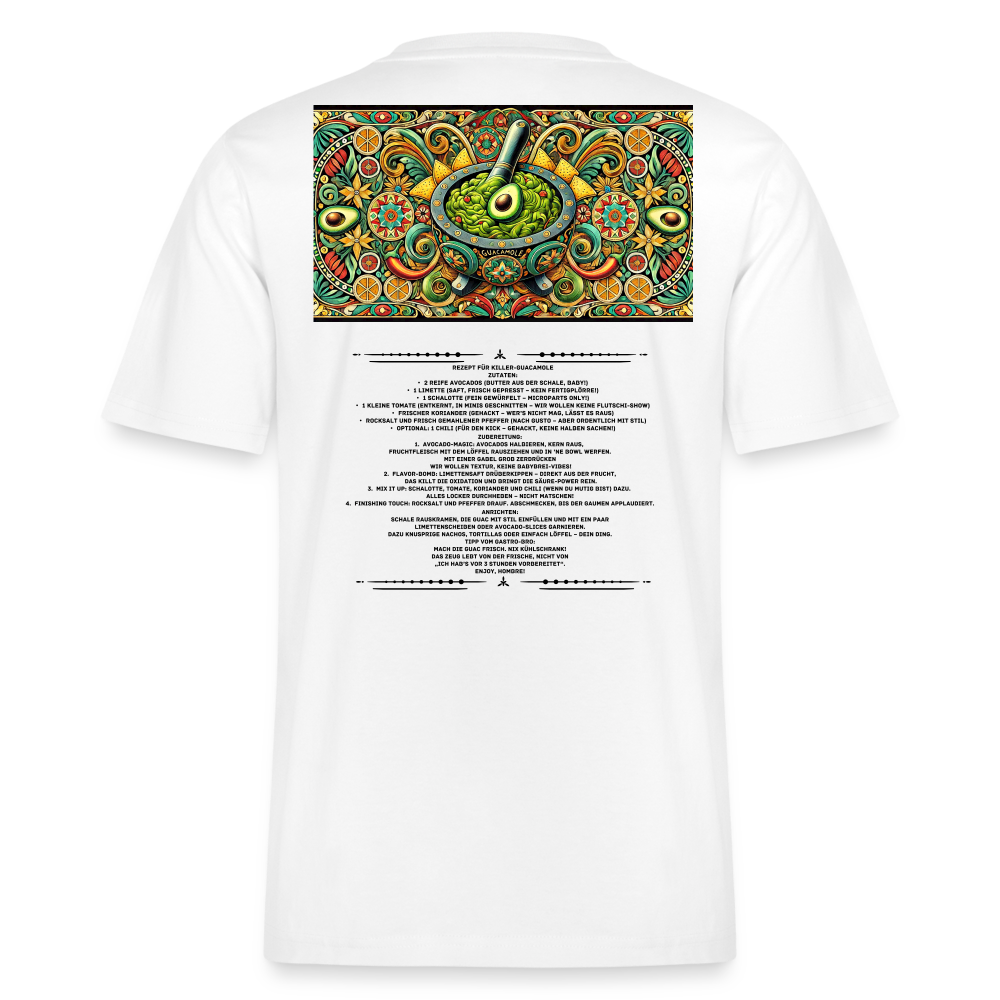 FOOD LOVE Männer Bio-T-Shirt Guaca - Weiß