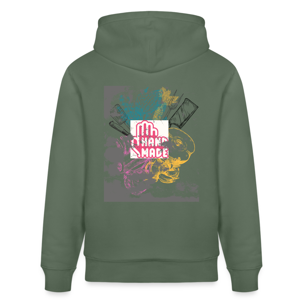 FINE.MAFI Bio Relaxed Hoodie CREW - Tanngrün