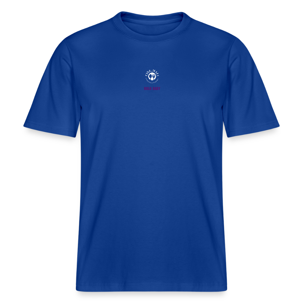 FINE.MAFI Relaxed Fit Unisex Bio-T-Shirt Bolo Baby - Dunkelblau