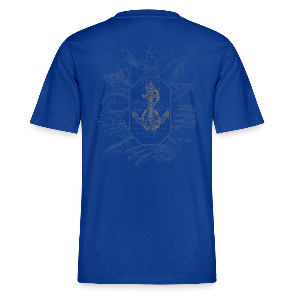 FOOD LOVE Relaxed Fit Unisex Bio-T-Shirt DIGGA - Dunkelblau