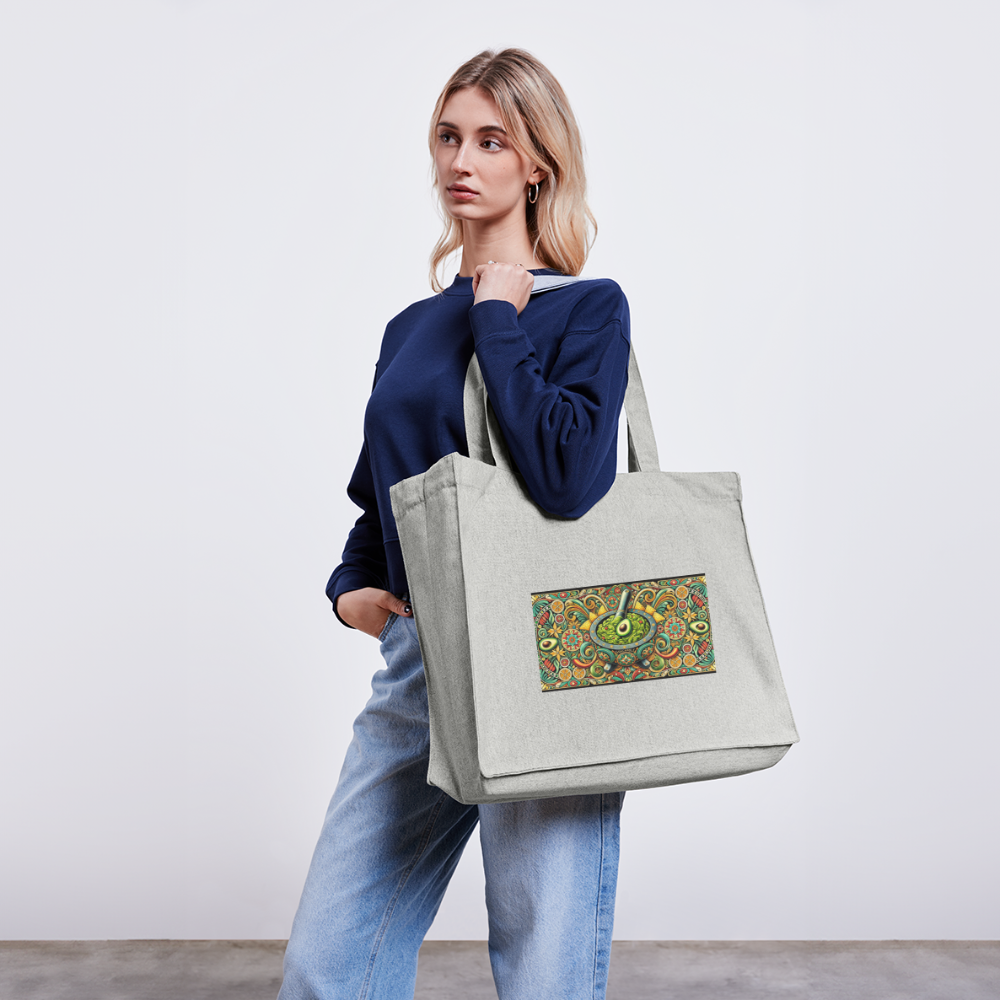 FINE.MAFI recycelter Shopping Bag - Grau meliert
