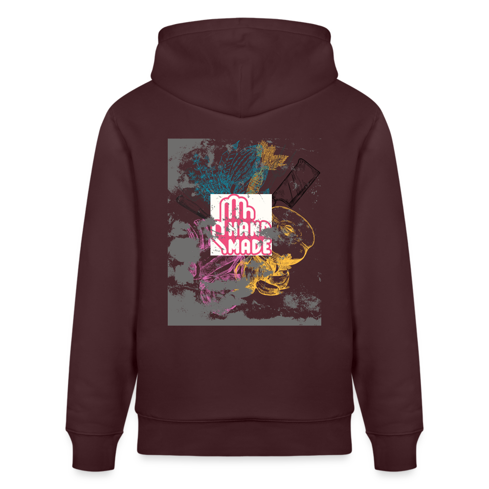 FINE.MAFI Bio Relaxed Hoodie CREW - Maroon