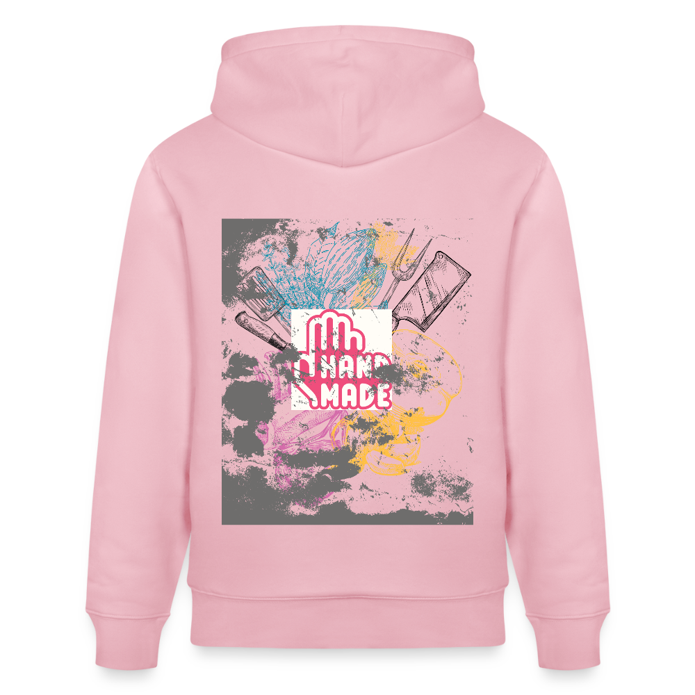 FINE.MAFI Bio Relaxed Hoodie CREW - Hellrosa