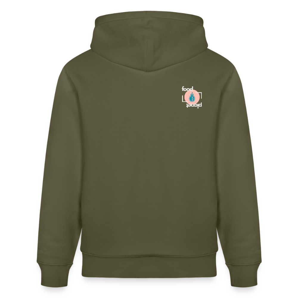 FINE.MAFI Relaxed Hoodie CREW - Khaki Grün