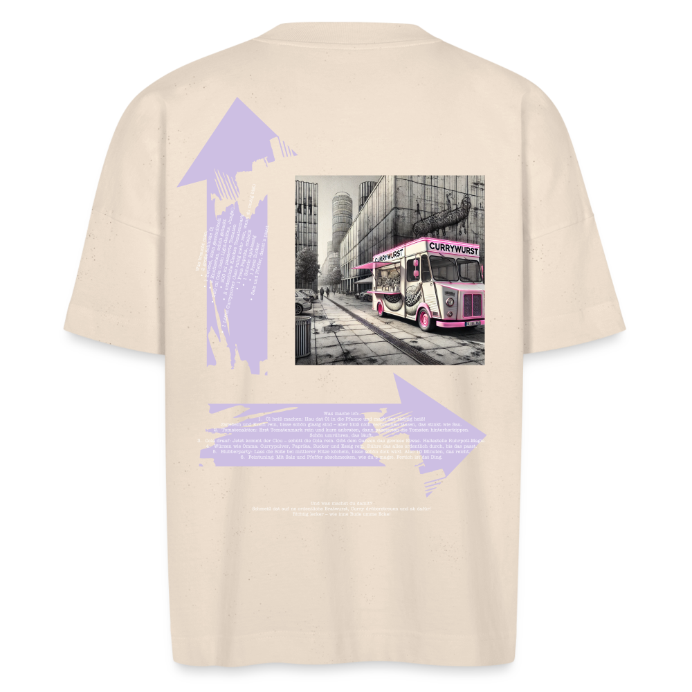 FINE.MAFI Unisex Oversized Bio-T-Shirt – Modell „CW“ - Naturweiß