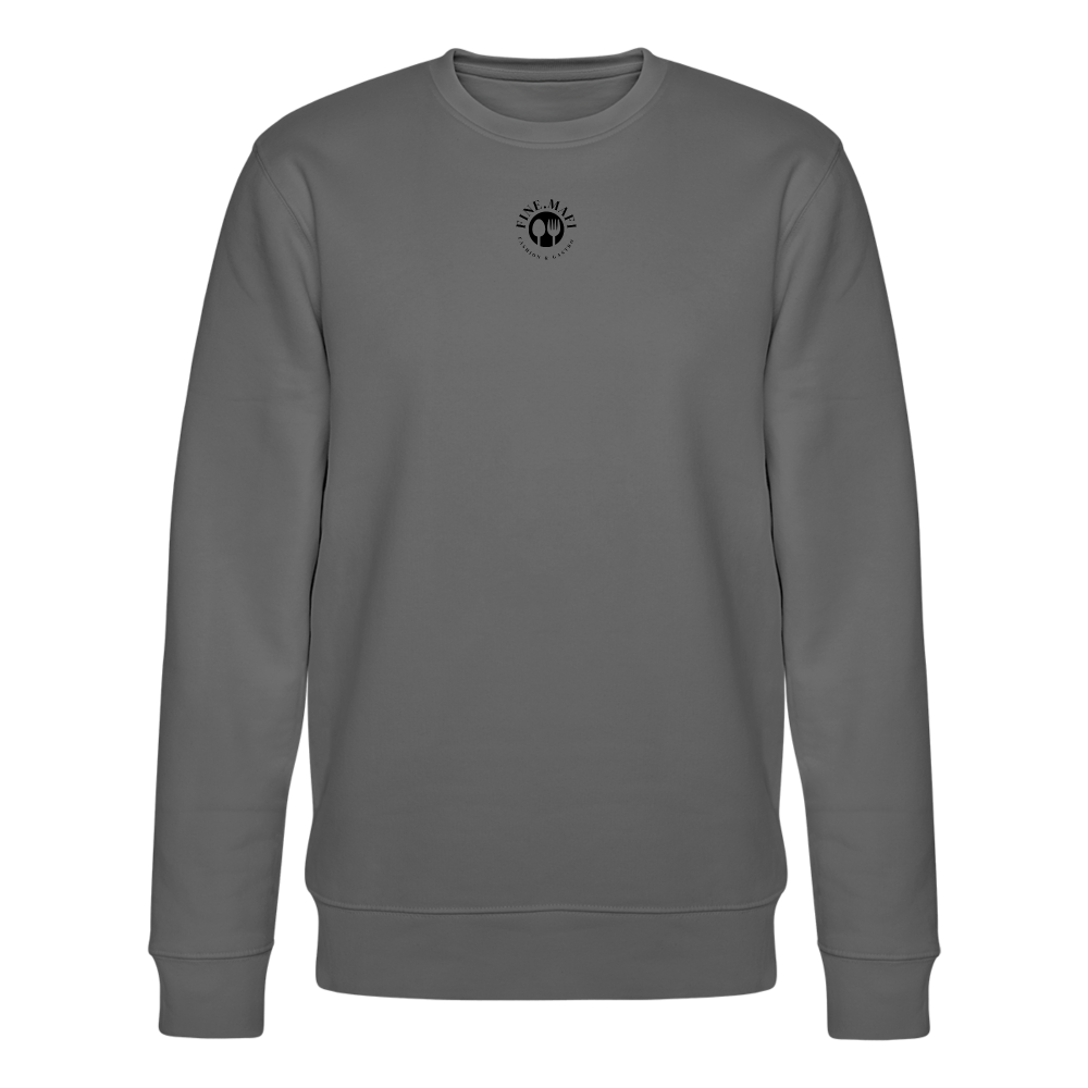 FOOD LOVE Unisex Oversize Bio-Sweatshirt Hummus - Anthrazit