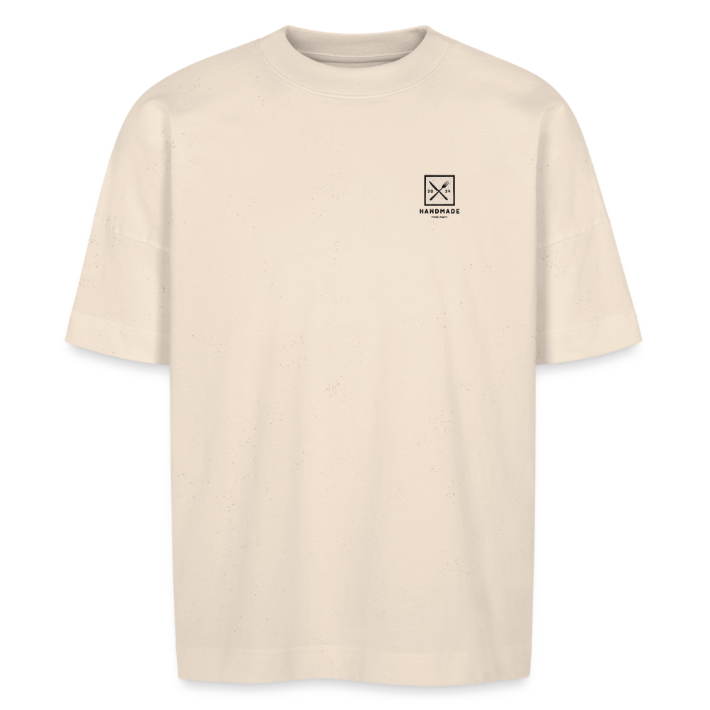 FINE.MAFI Oversized Organic T-Shirt CREW - Naturweiß