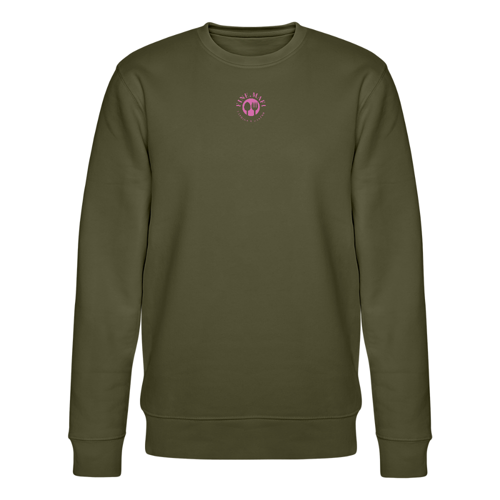 FOOD LOVE Unisex Bio-Sweatshirt DIGGA - Khaki