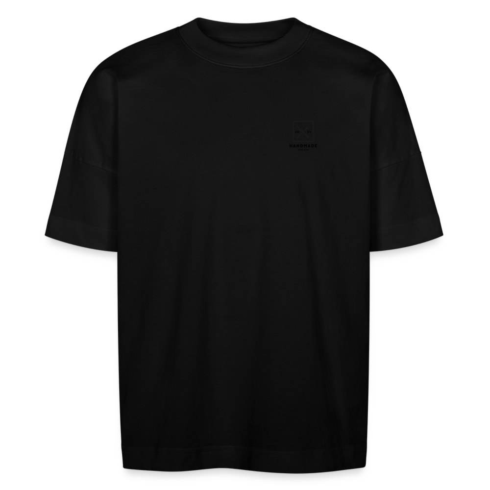FINE.MAFI Oversized Organic T-Shirt CREW - Schwarz