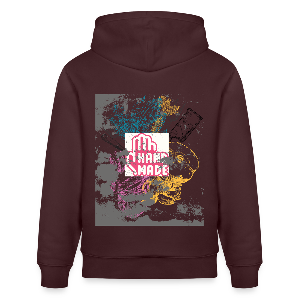 FINE.MAFI Bio Relaxed Hoodie CREW - Maroon