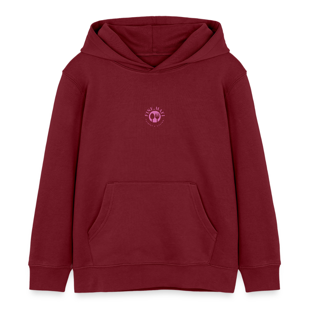 Gastrokids Unisex Bio-Hoodie CW - Burgunderrot