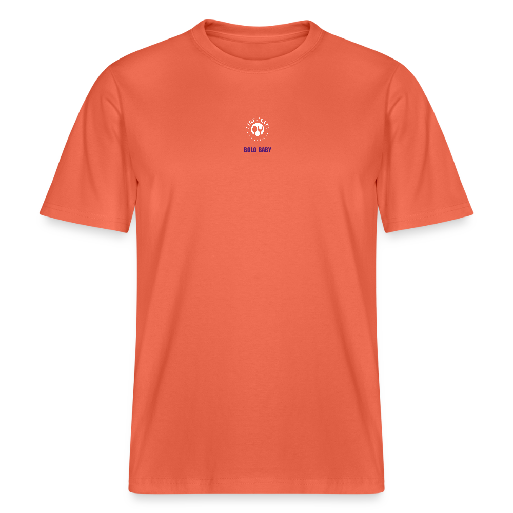 FINE.MAFI Relaxed Fit Unisex Bio-T-Shirt Bolo Baby - Hellrot