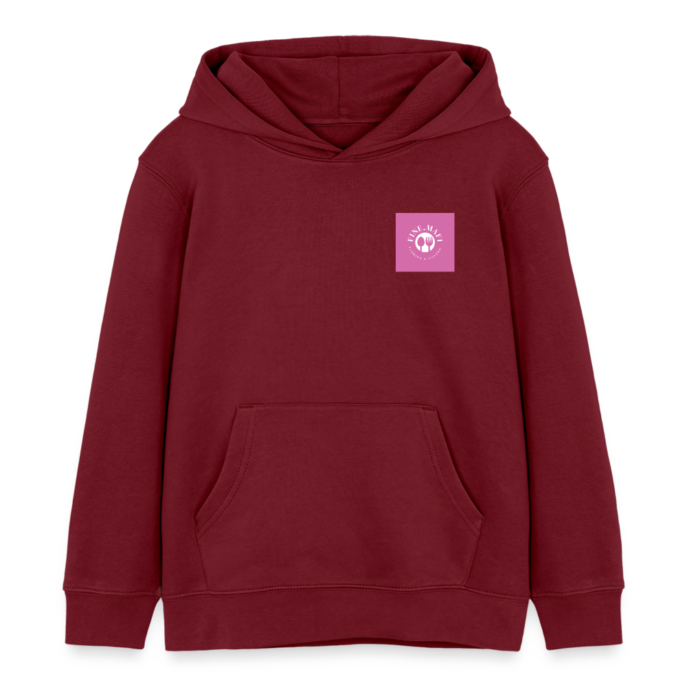 Stanley/Stella Kinder Bio-Hoodie Mini Cruiser - Burgunderrot