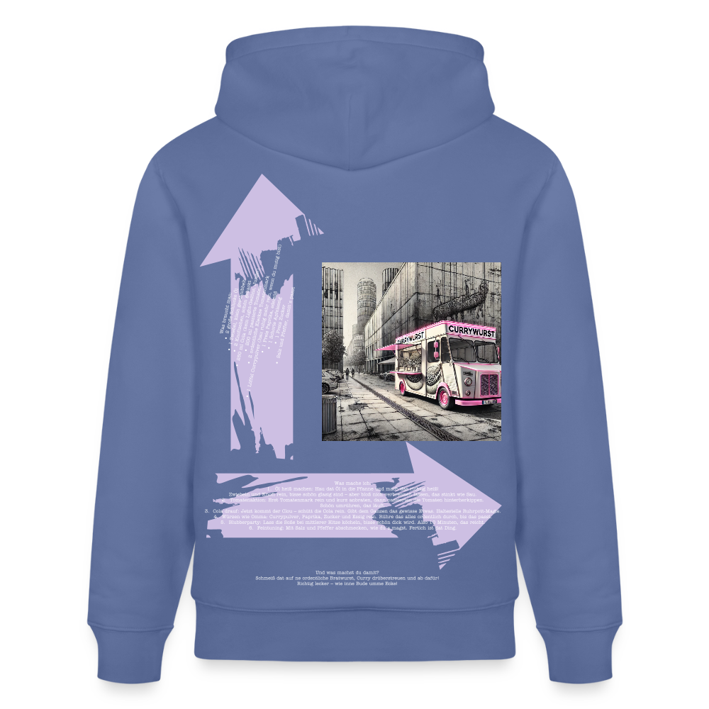 FOOD LOVE Unisex Bio-Hoodie CW - Blau