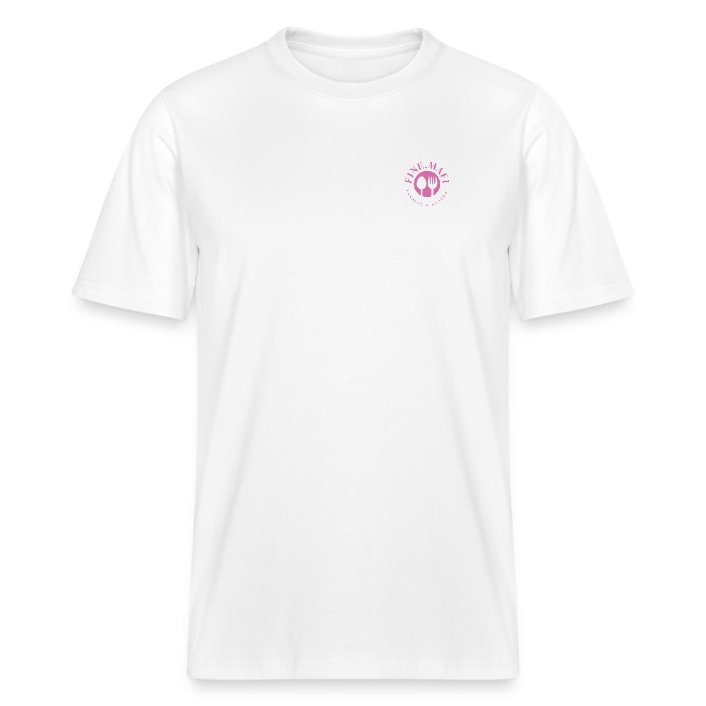 FINE.MAFI Relaxed Fit Unisex Bio-T-Shirt Zero Waste - Weiß