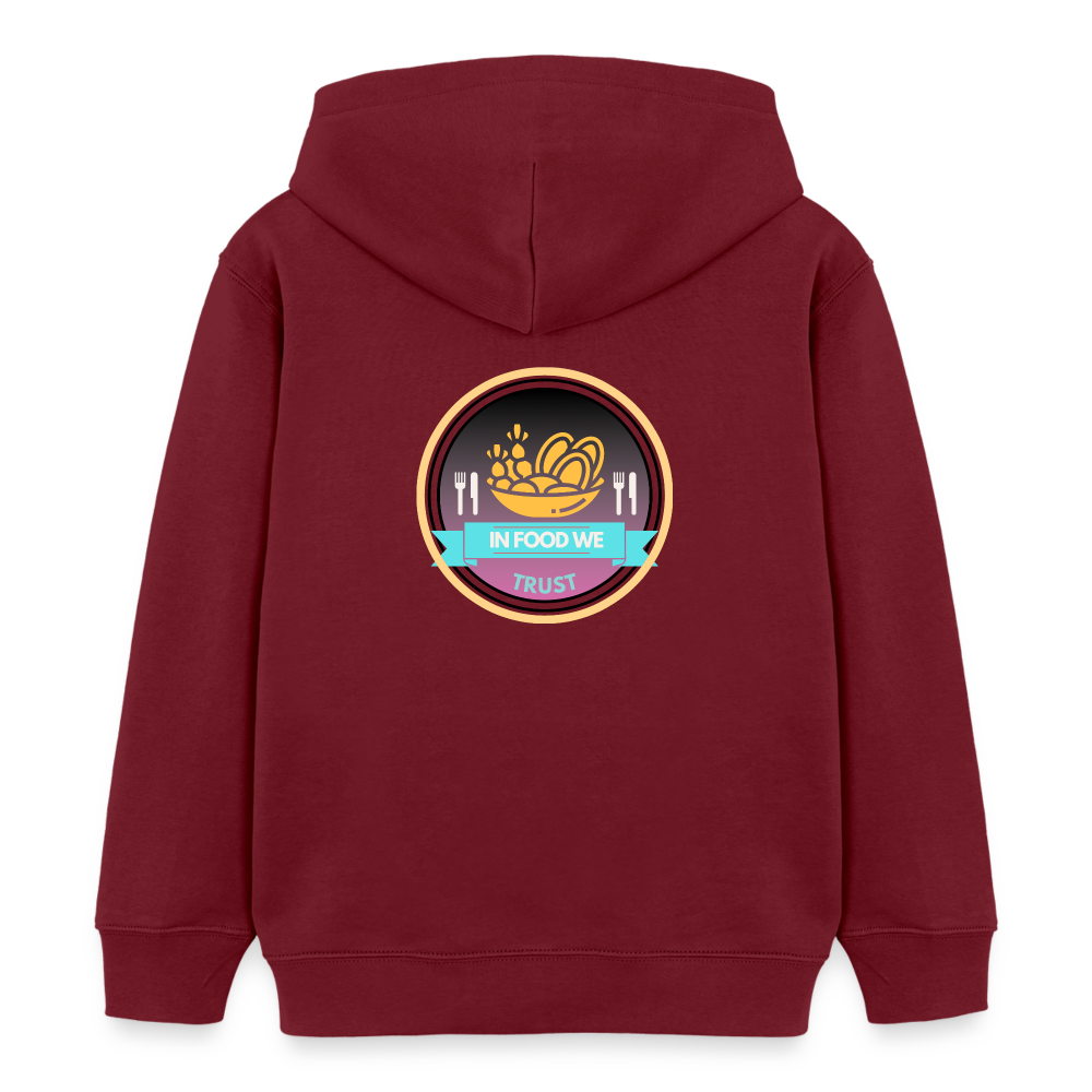 Stanley/Stella Kinder Bio-Hoodie Mini Cruiser - Burgunderrot