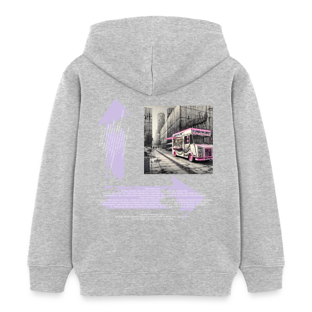 Gastrokids Unisex Bio-Hoodie CW - Grau meliert