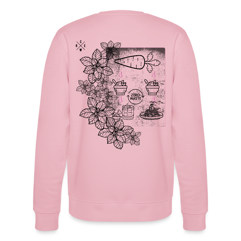 FINE.MAFI Unisex Bio-Sweatshirt Zero Waste Crew - Hellrosa