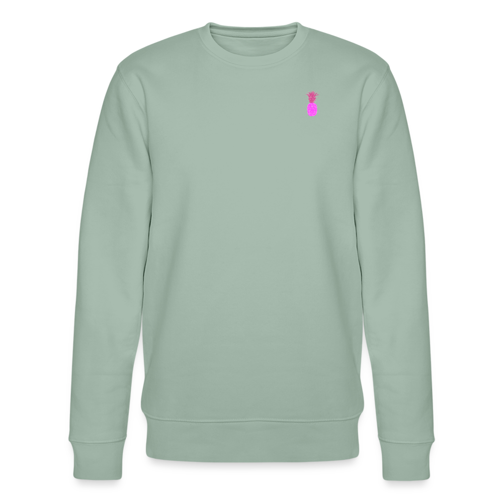 FINE.MAFI Bio Relaxed Crew Neck Sweatshirt - Helles Graugrün