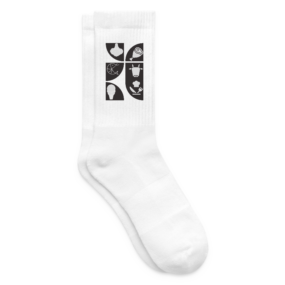 Food Couture Tennissocken - Weiß