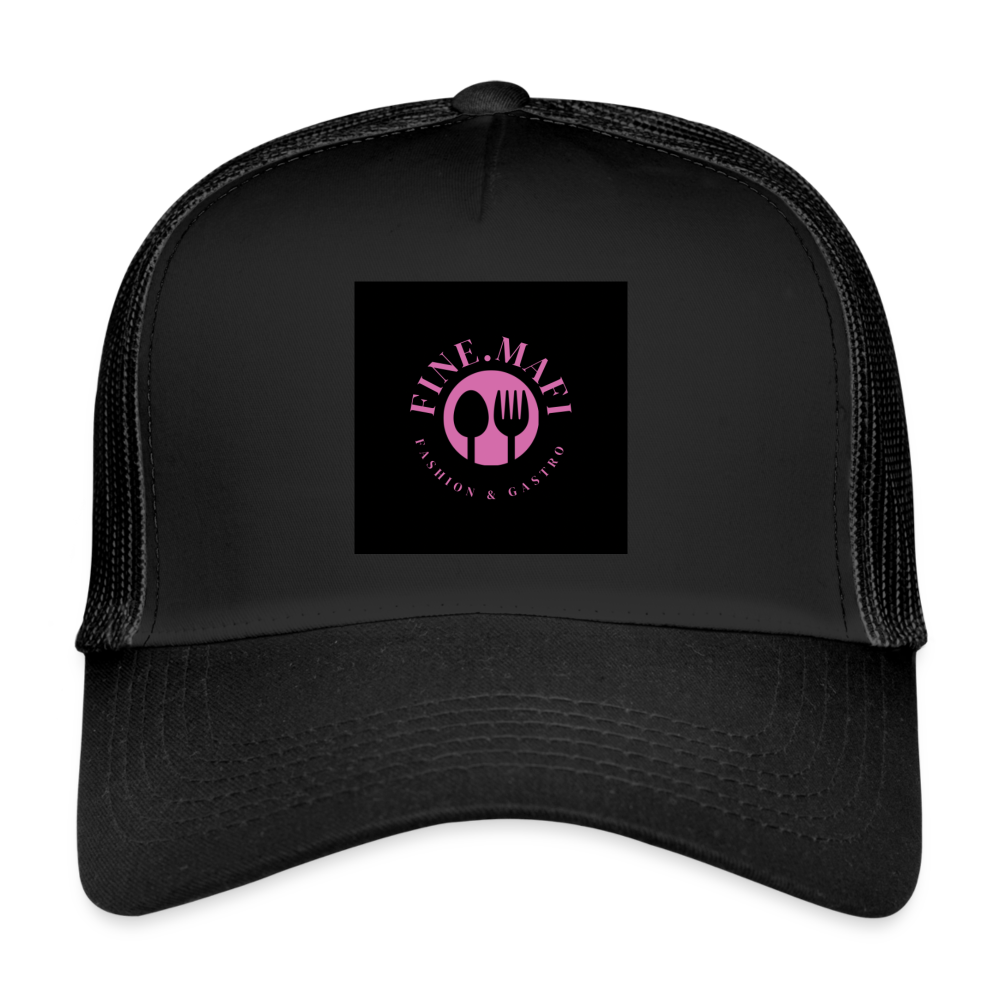 Trucker Cap - Schwarz/Schwarz