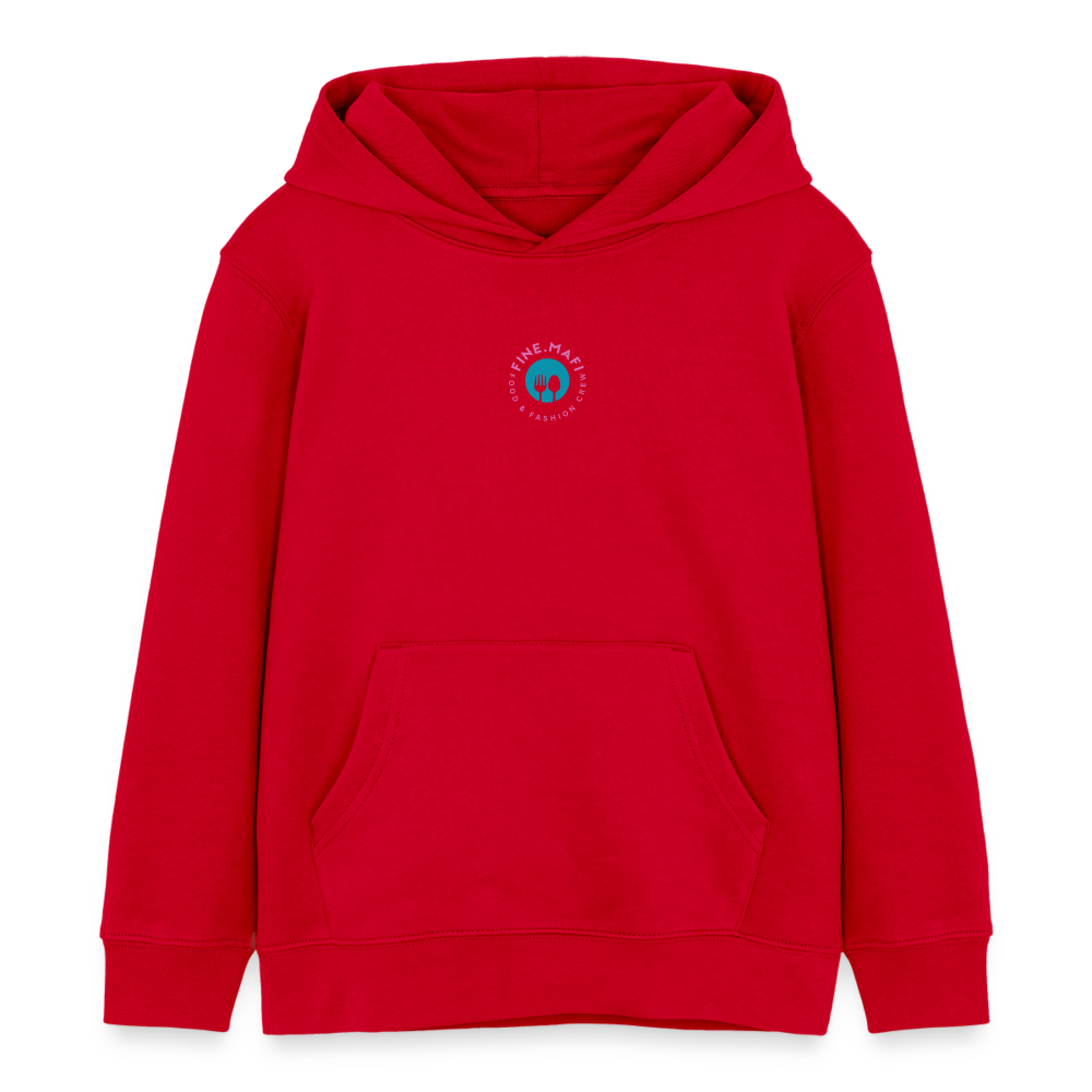 GASTROKIDS Kinder Bio-Hoodie CREW - Rot
