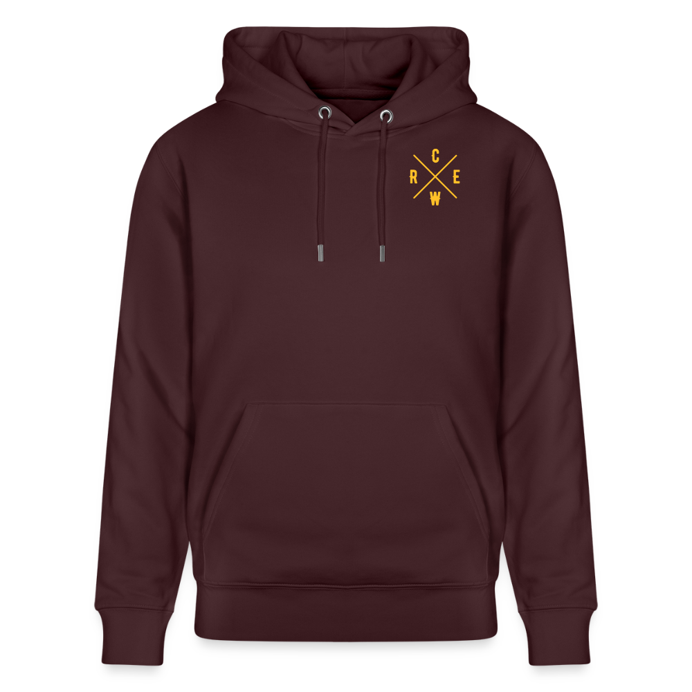 FINE.MAFI Relaxed Hoodie CREW - Maroon