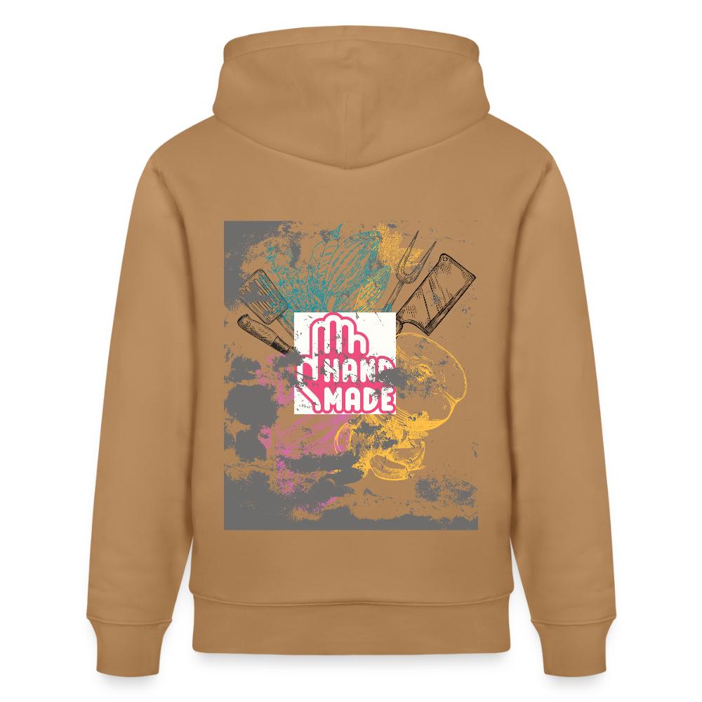 FINE.MAFI Bio Relaxed Hoodie CREW - Karamell