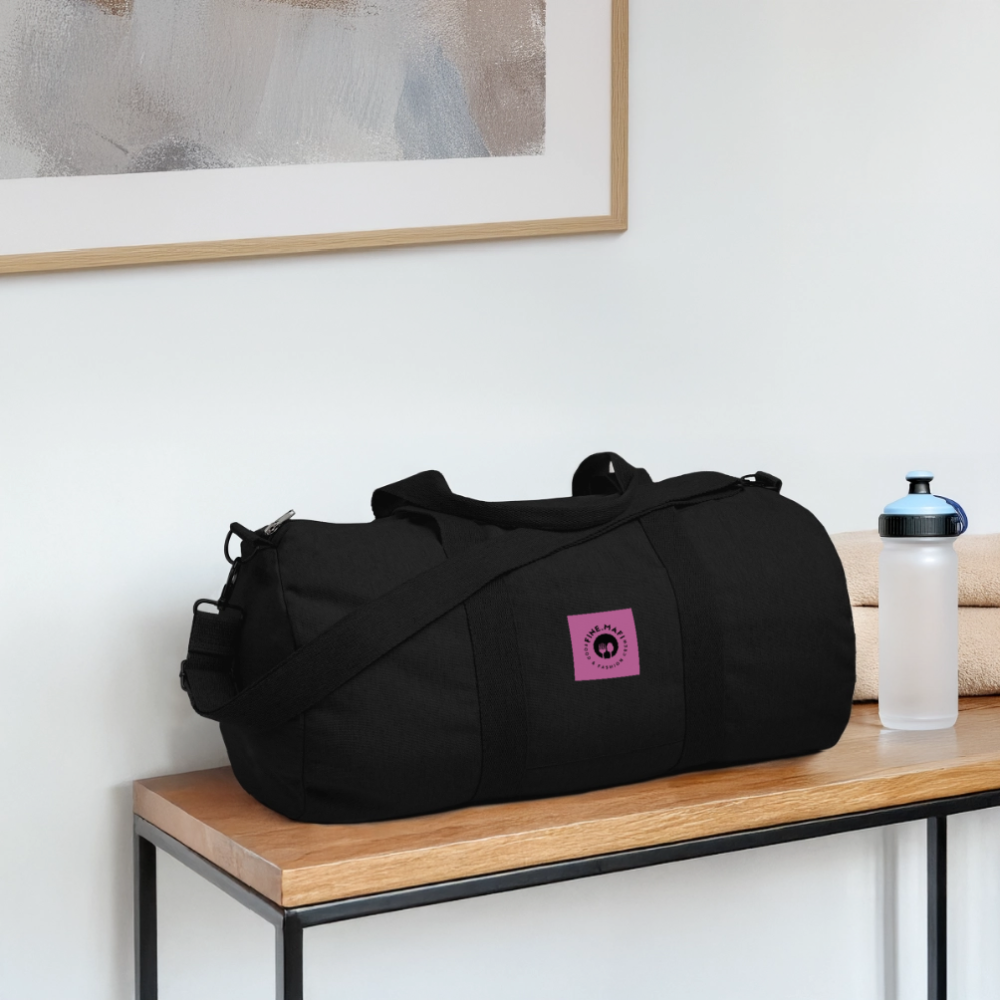 FINE.MAFI recycelte Canvas Duffle Bag - Schwarz