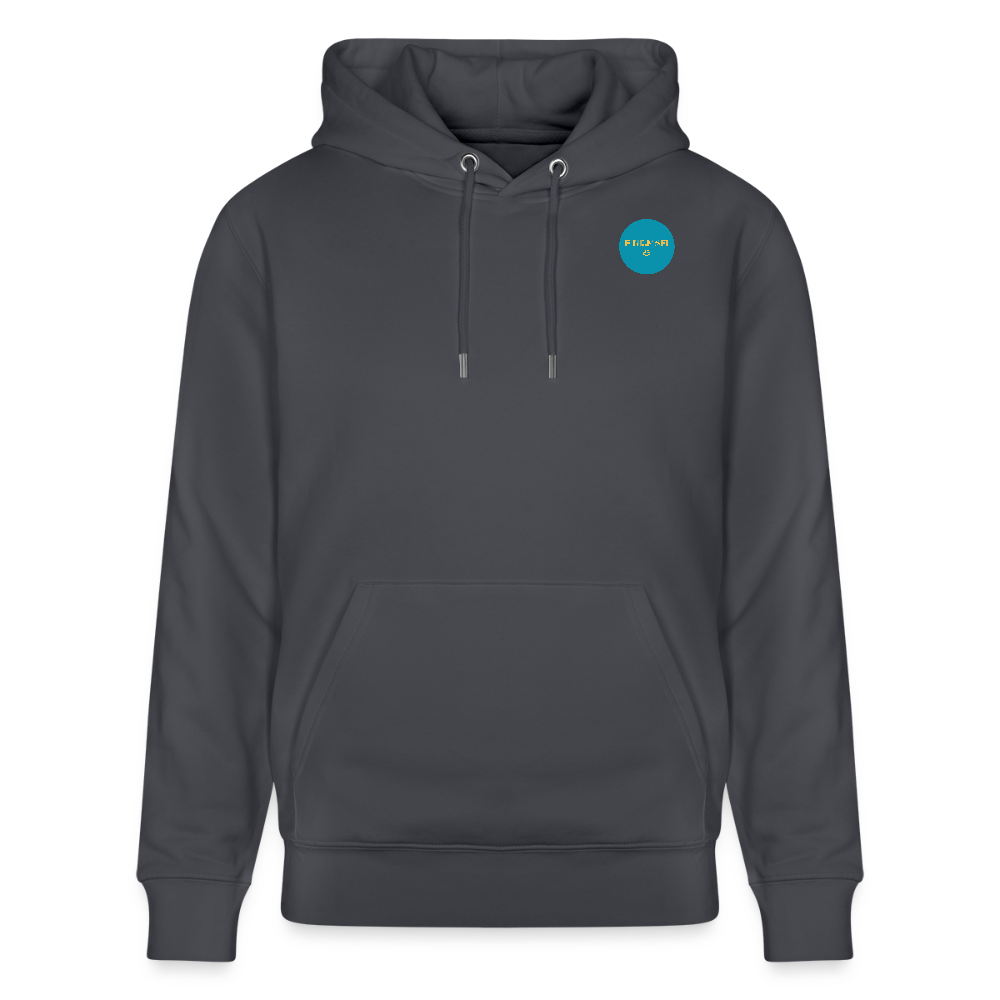 FINE.MAFI in Food we Trust Unisex Organic Hoodie - Indigoblau